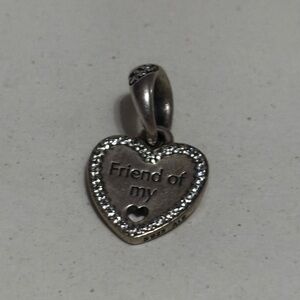 Pandora Silver Heart Pendant Charm